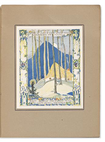 King, Jessie M., illustrator (1875-1949) A Carol, Good King Wenceslas.